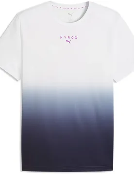 T-shirt à Manches Courtes X Hyrox Graphic White / Deep Plum 2XL - Puma - FashionsVida