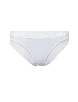 Rio Slip Paquete de 2 COTTON RIB blanco blanco 36 - Skiny - FashionsVida