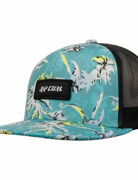 Combo Flowers Trucker Cap by - light blue - Size: One Size - Rip curl - FashionsVida