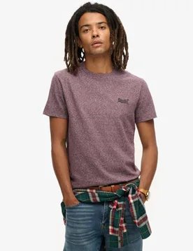 Superdry Herren Essential Logo T-shirt Lila - Größe: S - 29.99 - FashionsVida