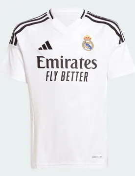 Maglia Home 24/25 Junior Real Madrid 13-14A White - Adidas - FashionsVida