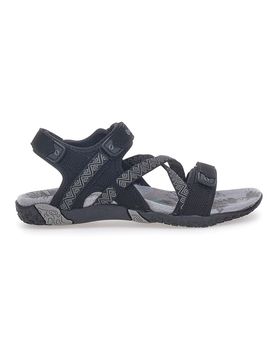Sandali Sportivi con Velcro Neri 22326 37
