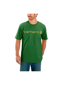 T-shirt à Manches Courtes Dearborn Relaxed Logo Harvest Sage Heather L