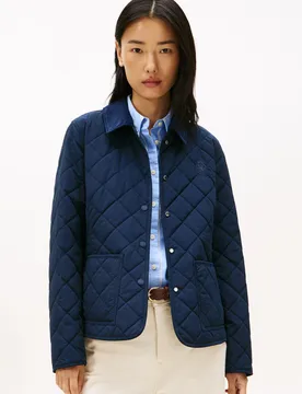 PADDED QUILTED SLIM JACKET female