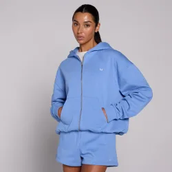 Sudadera con capucha y cremallera Basics para mujer de MP - aciano - XS