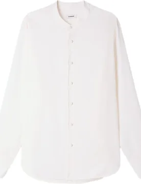 Camisa cuello mao de hombre manga larga corte clásico - sandro - FashionsVida