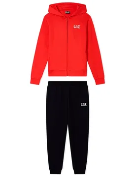 Ea7 Emporio Armani Survêtement 7b000031_af10380 Poppy Red / Black 8 Années Garçon