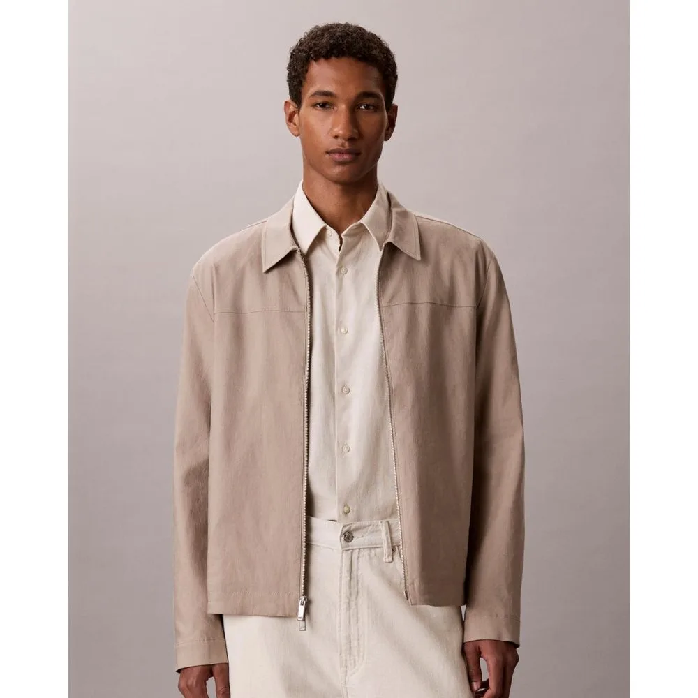 Sobrecamisa Hombre de lino y lyocell - Calvin Klein - FashionsVida