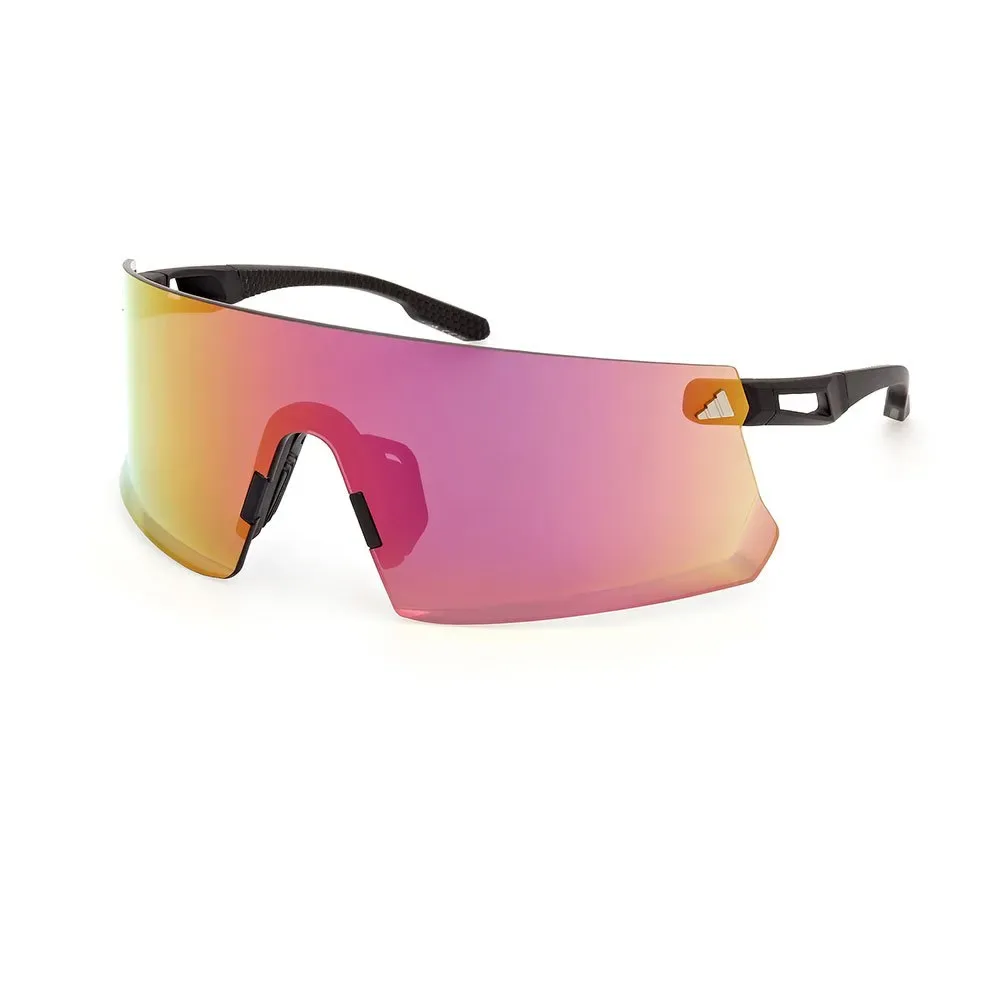 Sp0090 Polarized Sunglasses Matte Black / Gradient Or Mirror Violet One Size unisex - Adidas Sport - FashionsVida