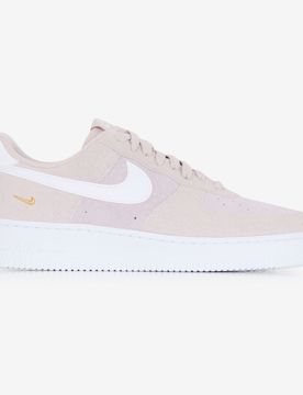 Air Force 1 Low Suede Mini Swoosh rose/blanc 42