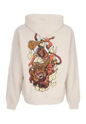 Felpa Leggera Cappuccio Uomo Hanuman Hoodie Beige
