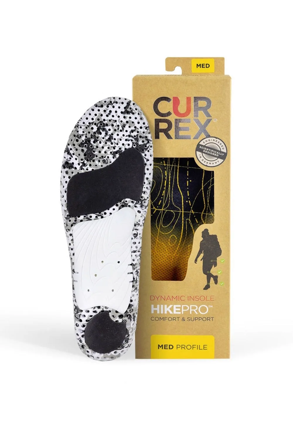 HikePro Medium Profile Dynamic Hiking Boot Insoles - - Size: XXL - CURREX - FashionsVida