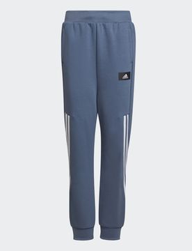 Pantaloni a gamba tapered con 3 strisce Future Icons 7-8A Wonder Steel / White
