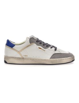 Sneakers bianche e grigie con dettagli used GIOVI GS MIX 43