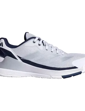 Crazyquick Ls Padel Shoes Ftwr White / Silver Met / Dark Blue UK 11.5 - Adidas - FashionsVida