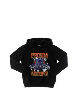 PHOBIA Felpa con cappuccio NERO 12