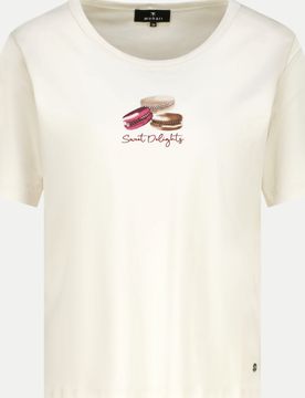 T-Shirt mit Fotoprint Weiß 36