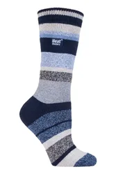 Womens Lite Winter Patterned Thermal Socks - - Size: M