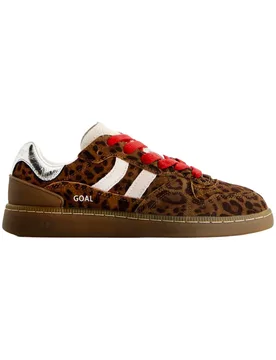 Sneakers en suède - Goal W Dark Leo - Taille 37 - Marron - Coolway - FashionsVida