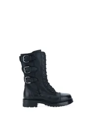 Anfibi in pelle NERO 36