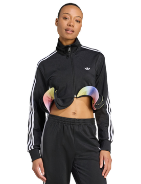 X Jeremy Scott Fashion Damen Trainingsoberteile - Schwarz - Größe M (38-40) - Poly Mesh Black M (38-40)