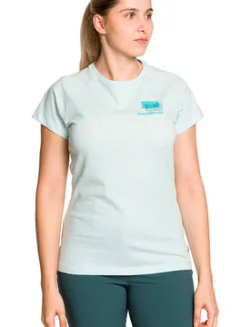 Wakool camiseta montaña manga corta mujer Azul (XL) - Trango - FashionsVida
