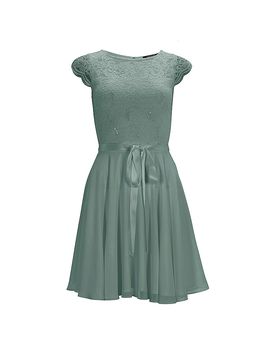 Swing Vestido de cóctel verde 44