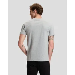 Slim Ultimate Pocket Tee Mid Grey Mele Größe M male