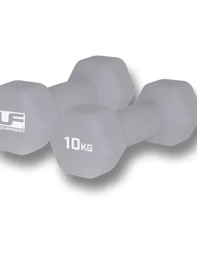 Hexagonale Hantel mit Neoprenüberzug Urban Fitness (x2) - Gris - unisex - Size: 10 kg - UFE - FashionsVida
