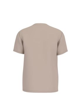 T-shirt droit en coton Beige S Male