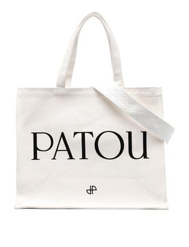 Patou Borsa in tessuto con logo