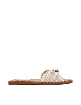 Woven Sliders Beige female - Steve madden - FashionsVida