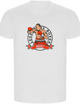 T-shirt à Manches Courtes Legendary Boxer Eco White L
