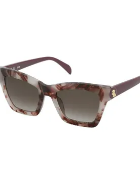 Occhiali Da Sole Da Donna Stoc17 Marbled Red Brown Gradient Brown / CAT3