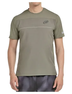 Monda Short Sleeve T-shirt Kaki XL - Bullpadel - FashionsVida