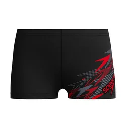 Medley Logo Swimming Boxer Anthracite / High Risk Red 7-8 Years Boys