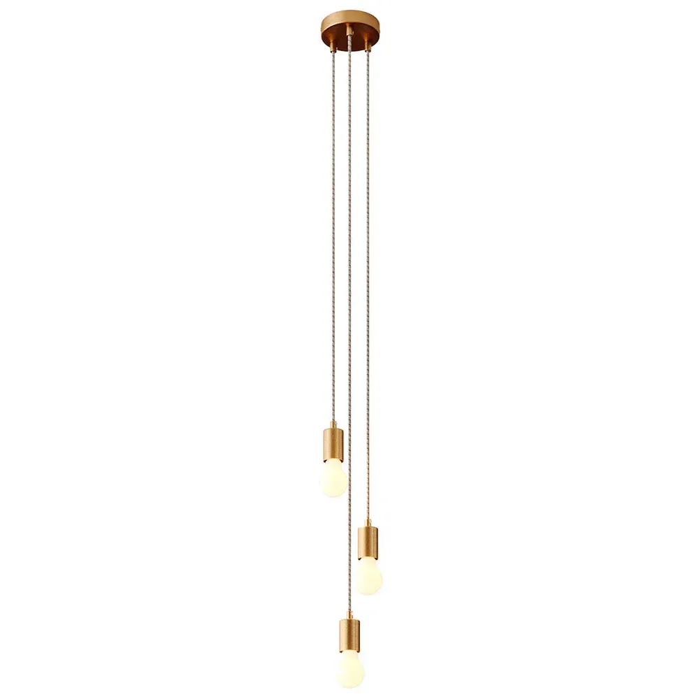 Cables Lampe Suspendue Spider 3-fall Satin Brass One Size - Creative - FashionsVida