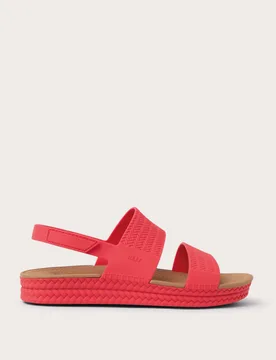 Water Vista Ankle Strap Flatform Sandals Orange Mix female - Reef - FashionsVida