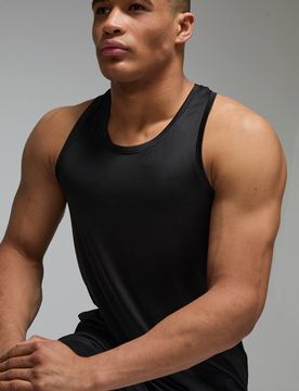 Herren Herren Active Regular Leichtes Essential Gym Tanktop Top Black Größe 3XL