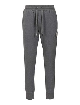 Pantaloni In Jersey Con Patch Araldico