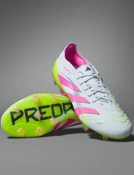 Scarpe da calcio Predator Elite Firm Ground 36 Cloud White / Lucid Pink / Lucid Lemon - Adidas - FashionsVida