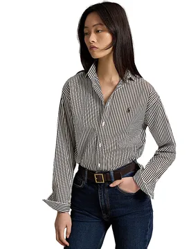 POLO Bluse braun XS damen - Ralph Lauren - FashionsVida