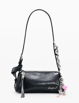 Bolso pequeño charms, Mujer, Poliuretano, Negro, U