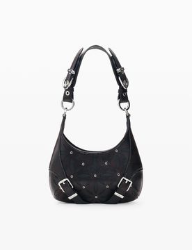 Bolso Pequeño, Mujer, Poliamida, Negro, U