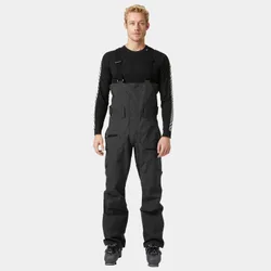 Men's Sogn Bib Shell Ski Trousers Black 2XL - Black - Male