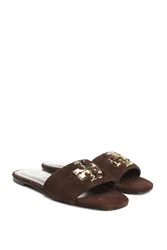 Tory Burch Sandali Brown/gold