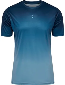 T-shirt à Manches Courtes Pulse Gradient Dress Blue M - Hummel - FashionsVida