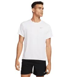 Miler Men T-Shirts - White - Size L - Poly Jersey - White - Size: Large