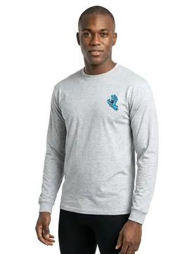 T-shirt à Manches Longues Screaming Hand Chest Athletic Heather M