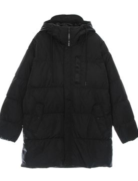 Piumino Lungo Uomo Essential Statement Down Parka Black